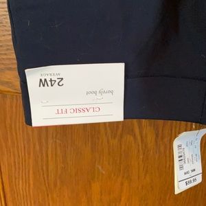 CJ Banks Classic Fit Navy Pants 24w